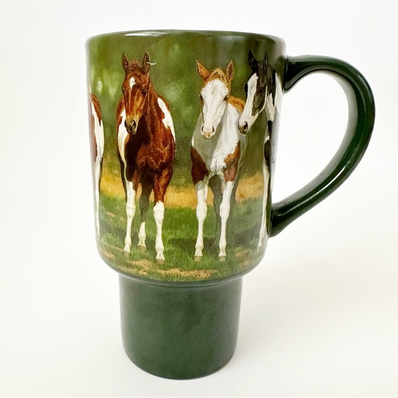 Lang Pint Size Tall Horse Equestrian Cup Holder Coffee Mug - Picture 3 of 5